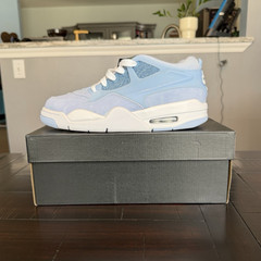 Jordan Air Jordan 4 RM (GS) Low Top Sneakers Blue/White US 7Y EU 40