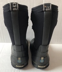 ✨ BOGS Kids 10 Black Classic High Black Pull-On Waterproof Rain Winter Boots ✨
