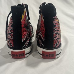 RARE Converse Chuck Taylor Dragon Flame High Top Youth Size 2 NWB