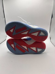 Moolah Kids Press Break high top kicks white, blue, red Y 5.5