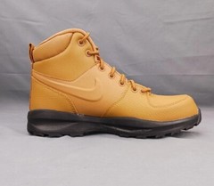 Nike Youth Manoa Leather Boots (GS) Wheat Black BQ5372 700 Size 5