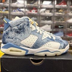 Size 5 (GS) – Jordan 6 Retro Mid Washed Denim 2022