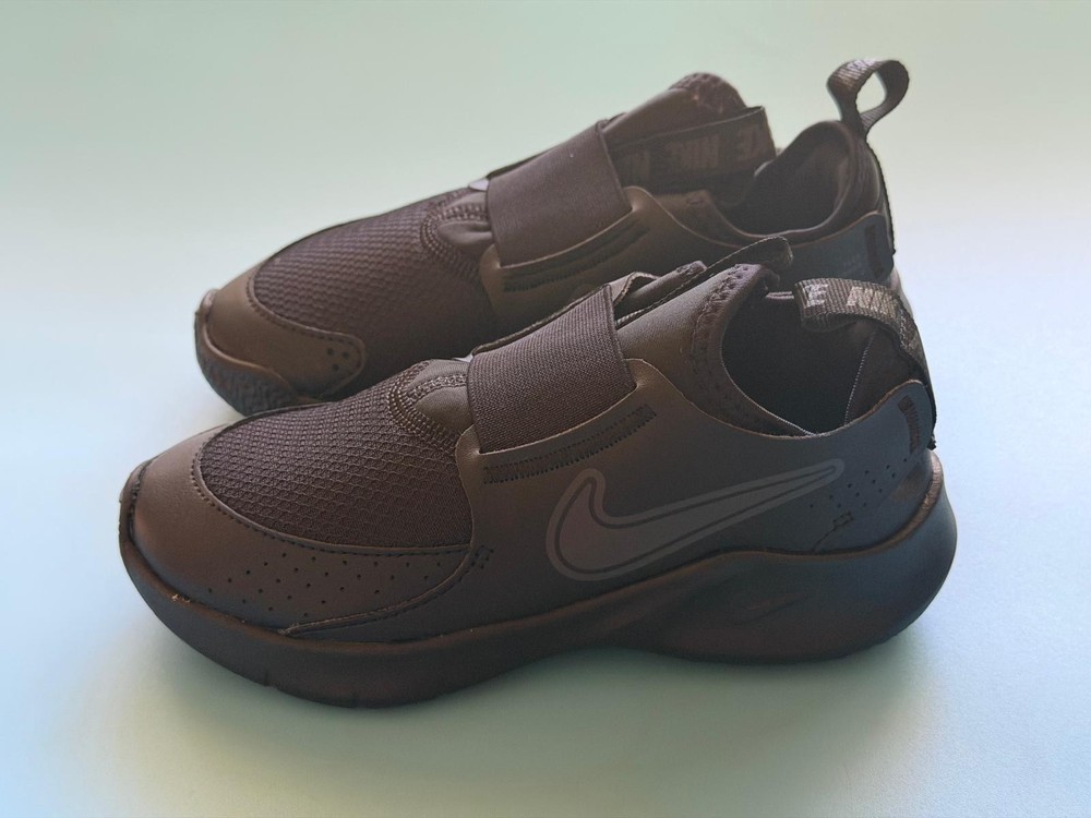 Nike Flex Runner 3 GS Slip On Black Anthracite Youth Size 1.5Y FN1294-002