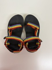 Teva EUC Kids Size 1 Rainbow Hurricane Sandals Water Hiking Sandals Shoes