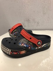 CROCS Kids J 1 Crocband Fun Lab Light-Up Race Car Clog, Navy