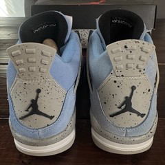 Air Jordan 4 Retro UNC University Blue (GS) Shoes Sz 5.5Y (Women’s 7) 408452-400