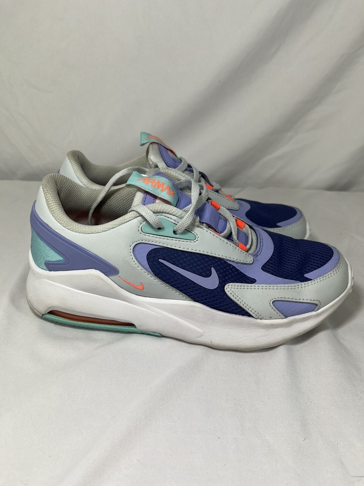 Nike Air Max Bolt Purple/Light Grey Girls‘ Shoe Size6.5Y