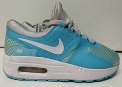 Nike Air Max Zero Essential PS White Blue Youth Shoe 881228-002 Multiple Sizes