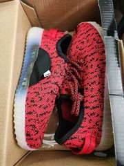 ATS LED Light Glow Red And BLACK UNISEX Shoes Sneaker Size US 1