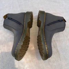 Dr. Martens 2976 Banzai Kids Size 4 EU36 Brown Leather Chelsea Boots Side Zip
