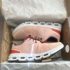 On Cloud Sky Unisex Kids Sneakers Pink/Red US 4 EU 36 Mesh Lace-Up