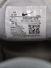 Nike Air Max 270 White Metallic Silver GS Shoes 943345-103 Youth Size 5.5Y