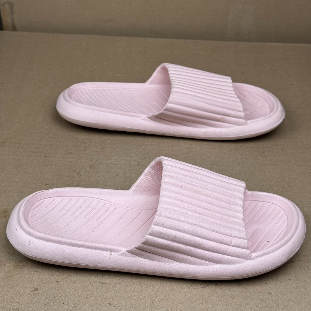 Kids Pink Lightweight Comfortable Summer Slides US Size 8–8.5 / EU 40-41 damage