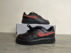 Nike Air Force 1 Low LV8 Black/University Red Sneakers IM7997-001 PS Size 3Y NEW