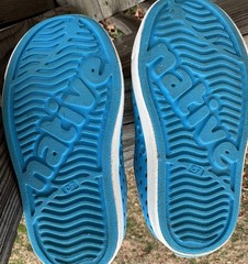 Native Jefferson Slip On Sneakers Vivid Blue/Shell White C-7