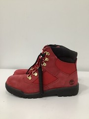 Timberland 6 inch Field Boot Dark Red Nubuck Leather Youth Size 4.5 Junior