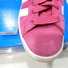 New & Authentic! Adidas Kids CAMPUS 00’s J-Size 5-Fuchsia (Pink) Suede/White
