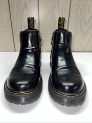 Dr. Martens 2976 Bex J Round Toe Leather Chelsea Boots Junior Size 2 Slip on