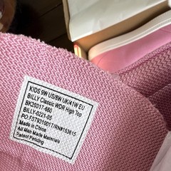BILLY Classic WDR High Top Pink Zipper Sneakers Unisex Kids US 9 BK20317-660