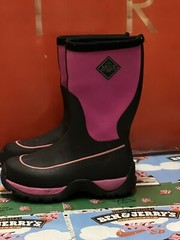 Muck Boot Rugged II Pink Rain Youth Casual Boots RG2-400 Size 4