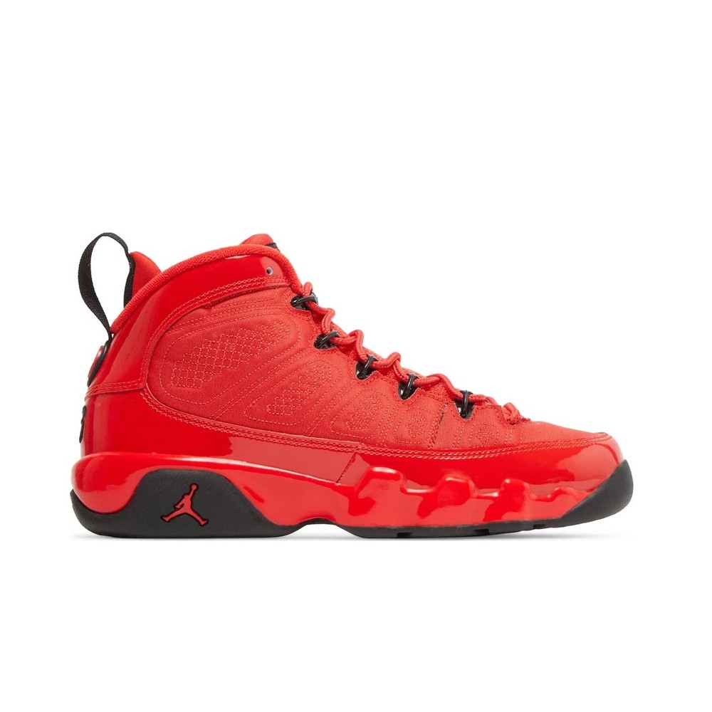 Jordan 9 Retro Grade School Chile Red Sneakers 302359-600