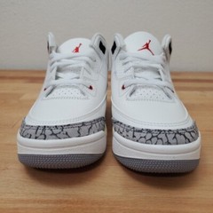 Nike Air Jordan 3 Retro White Cement Red Black Reimagined PS DM0966-100 Sneakers