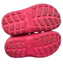 Pink Crocs Muck/Rain Boots Handle It C9 Fall Winter Pull On Lightweight Youth