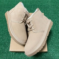 Size 4 – UGG Neumel II Boot Sand Kids 1017320K-SAN Round Toe Lace Up Ship Fast!