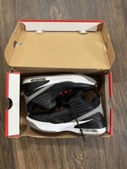 Jordan Max Aura 5 GS Kids Basketball Shoes Sneakers New White Red DZ4352-106
