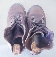 Vintage Doc Martens Combat Boots Size 1 (UK Marked) /US 1.5 MADE IN ENGLAND