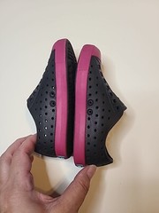 Native Shoes Regatta Black& Shell Pink – Jefferson Kids Waterproof – Kids 9