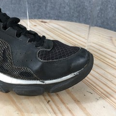 Under Armour Micro G Assert V Shoes Youth 5 Sneakers 1242012-001 Leather Black