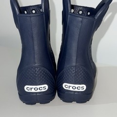 Crocs Rain Boots Children’s Size C6 Blue Unisex Waterproof 12803