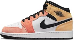 Big Kid’s Jordan 1 Mid SE Magic Ember/Sundial-White (DX4365 800)