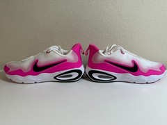 Nike Air Max Nova GS Size 7Y White Laser Fuchsia FN4446-101 New