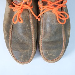 Twisted X Boots Brown Leather Chukka Driving Moc Ankle Bootie Suede Mens 12M