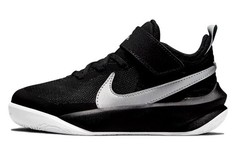 Nike Boy’s /Team Hustle D 10 (Big Kid) Black/Metallic Silver/Volt/White Size5.5Y