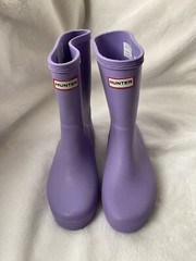 NEW $70 Hunter Original First Classic Boot Purple Burst US 2B/3G/EU33/UK1