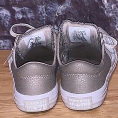 CONVERSE Chuck Taylor All Star Two Tone Leather Kids Junior Sneakers Shoes Sz 13