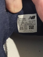 Never Worn In Original Box. New Balance KidsRave Run v2 (Little Kid) Size 3.5