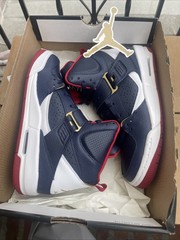 Size 6-JORDAN FLIGHT 45 HIGH BLUE-RED CZ8768-400) Size 5.5Y