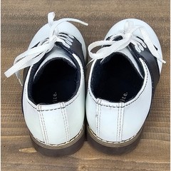 Striderite toddler classic leather saddle shoes navy white sz 7.5 preppy sturdy