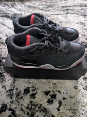 Nike Air Jordan Jordan Flight Low Top Sneakers Black/Red/Gray US 3Y