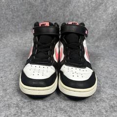 Nike Court Borough Mid 2 Black Pink White High Top Sneakers CD7783-005 Youth 3Y