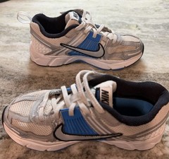 Nike Vomero 5 White Light Photo Blue Black Metallic Silver (PS) Size 1Y