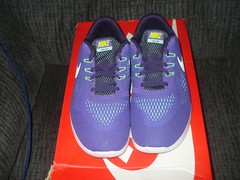 Nike Free RN (GS) Dark Iris Youth Sz 6Y Women 7.5 NWB No Lid 833993 501 Flyknit