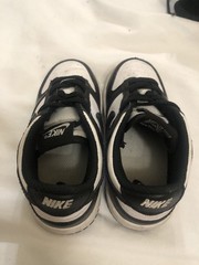 Nike Dunk Low TD Black White Size 8C . CW1589-100