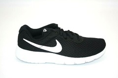 UNISEX NIKE TANJUN (GS) 818381-011 BLACK/WHITE-WHITE RUNNING SHOE