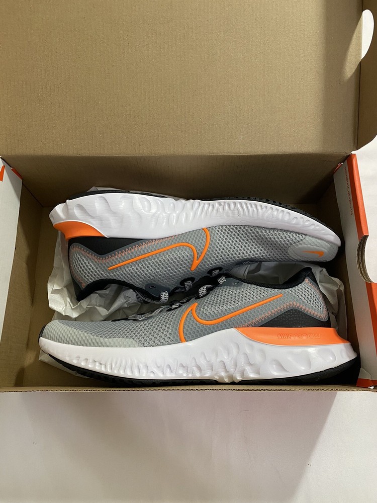 New Youth Size 7Y Grey Nike Renew Run Running Shoes CT1430 070