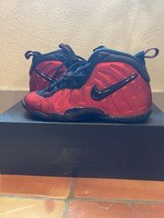 Pre-owned 2016 Nike Little Posite Pro GS ‚University Red‘ 6Y – 644792 604